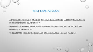 Comprehensive Overview of Ecuador's National Immunization Strategy and ...