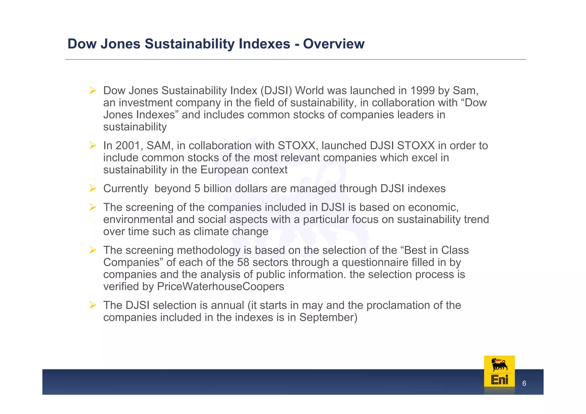 Eni: Managing the complexity of a sustainable development