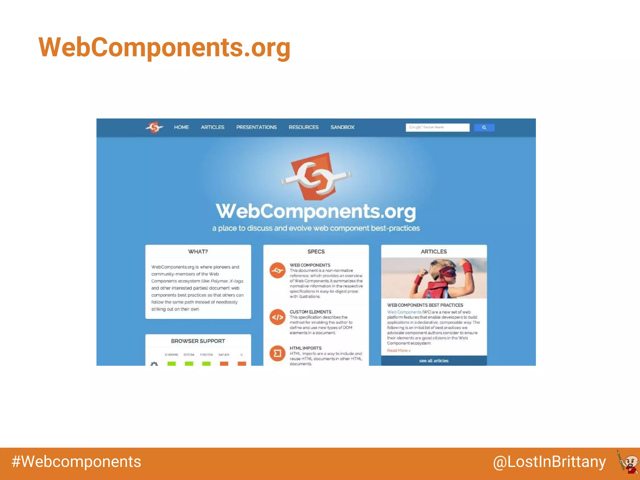 @LostInBrittany#Webcomponents
WebComponents.org
 