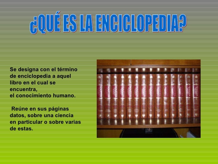 La Enciclopedia