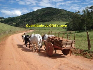 Quantidade de ONG’s:Quantidade de ONG’s: zerozero
 