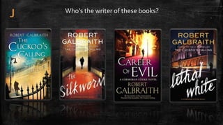Who's the writer of these books?
 