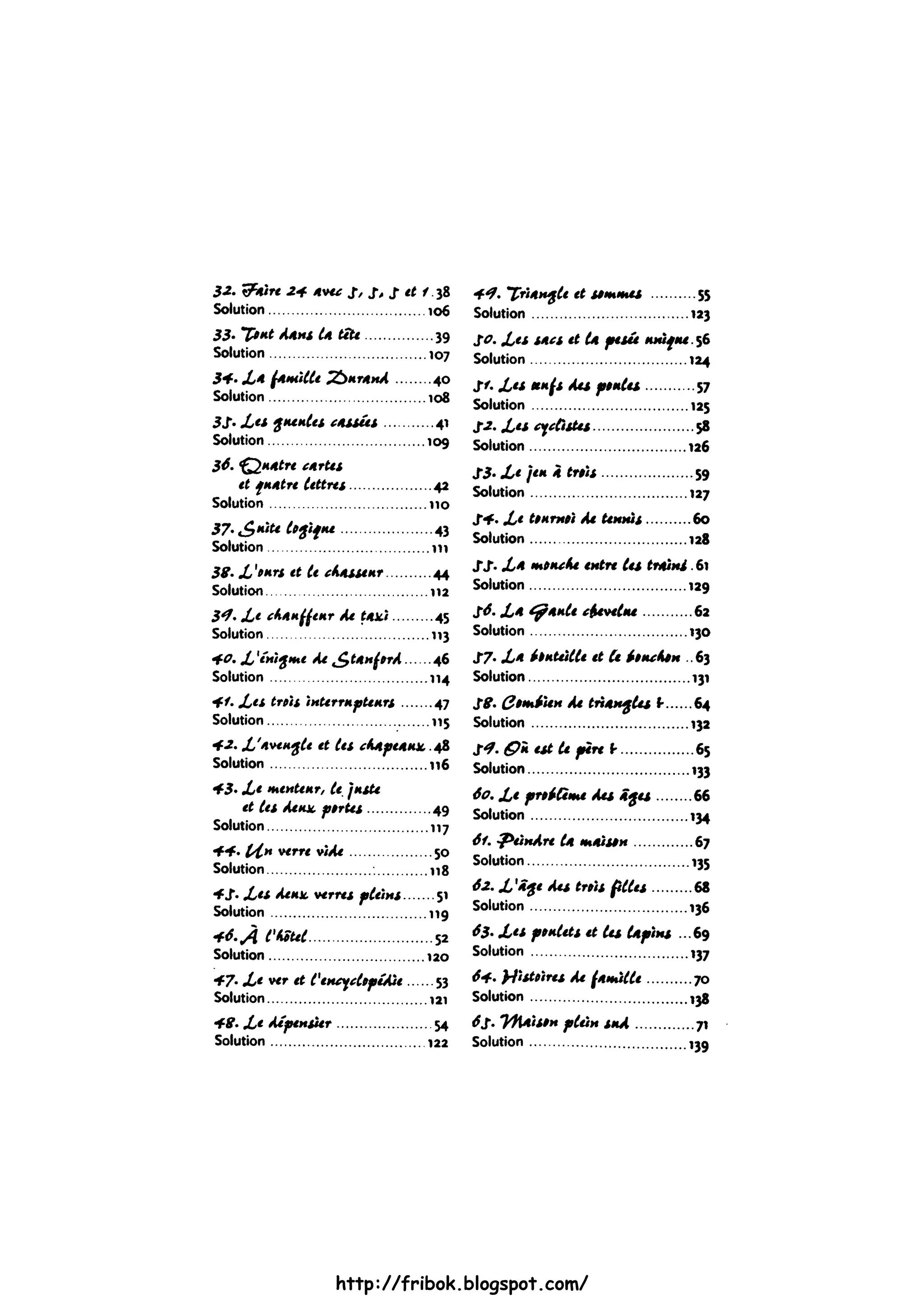 15 Énigmes Mathématiques à Résoudre Dans La Tête / Sympa