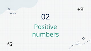 02
Positive
numbers
 