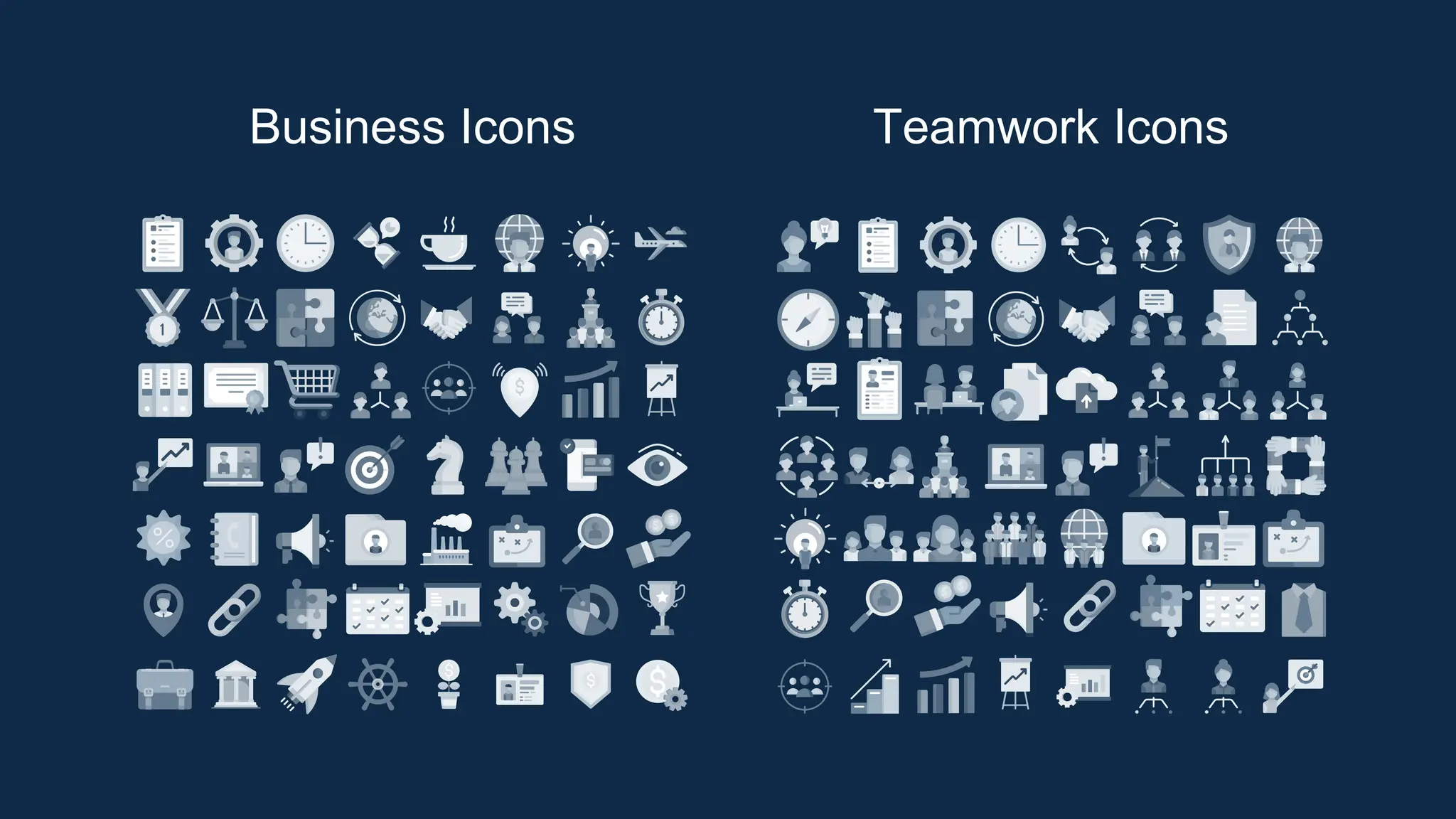 Business Icons Teamwork Icons
 