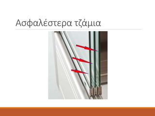 Ασφαλέστερα τζάμια
 