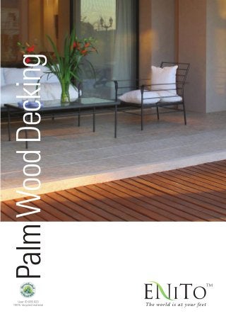 Enito Coconut Palm Wood Decking