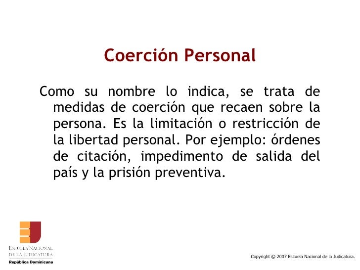 ENJ2300Medidas de Coerción II