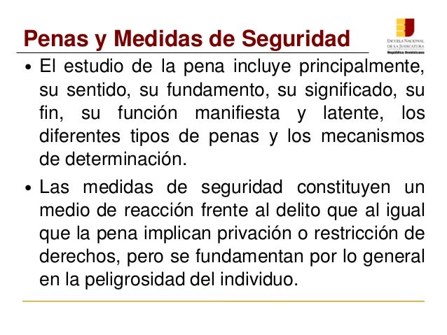 ENJ-2-301: Presentación Módulo X: Penas y Medidas de Seguridad Curso