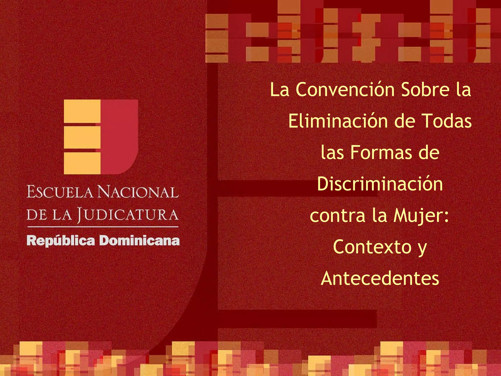 ENJ-300 La Convención Sobre la Eliminación de Todas las Formas de ...