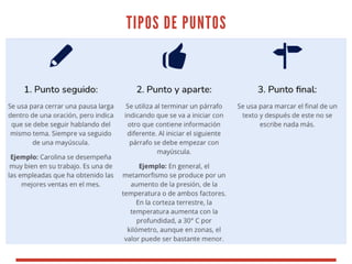 TIPOS DE PUNTOS
 