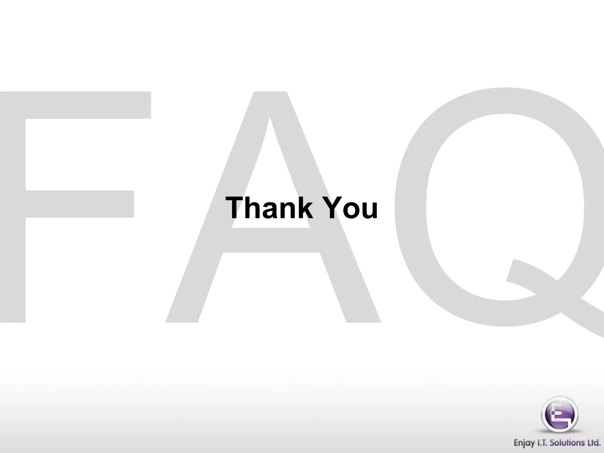 FAQThank You
 