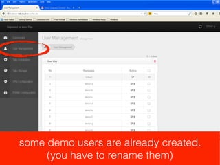 Access web-based Admin Panel to manage
your Tally on Cloud.
 