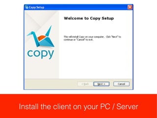 Create above folders (as it is)
These folders are going to be synced.
 