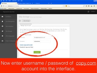 Folders created on copy.com are synced to
your local PC
 