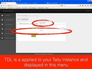 Upload data from copy.com to tally.cloud
 