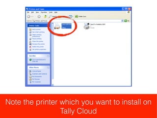 Your PC is getting connected to Tally Cloud
Server.
 