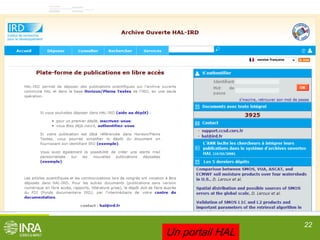 HAL
22
Un portail HAL
 