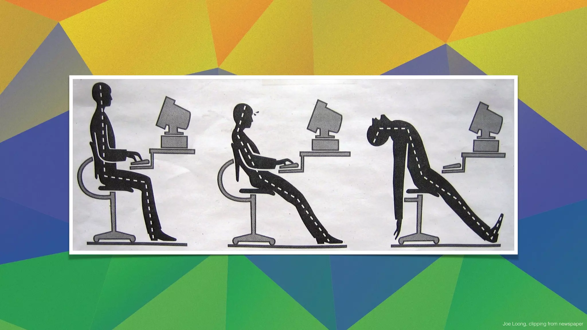 Joe Loong, clipping from newspaper 
 