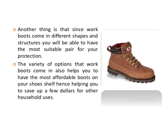 work boot tip