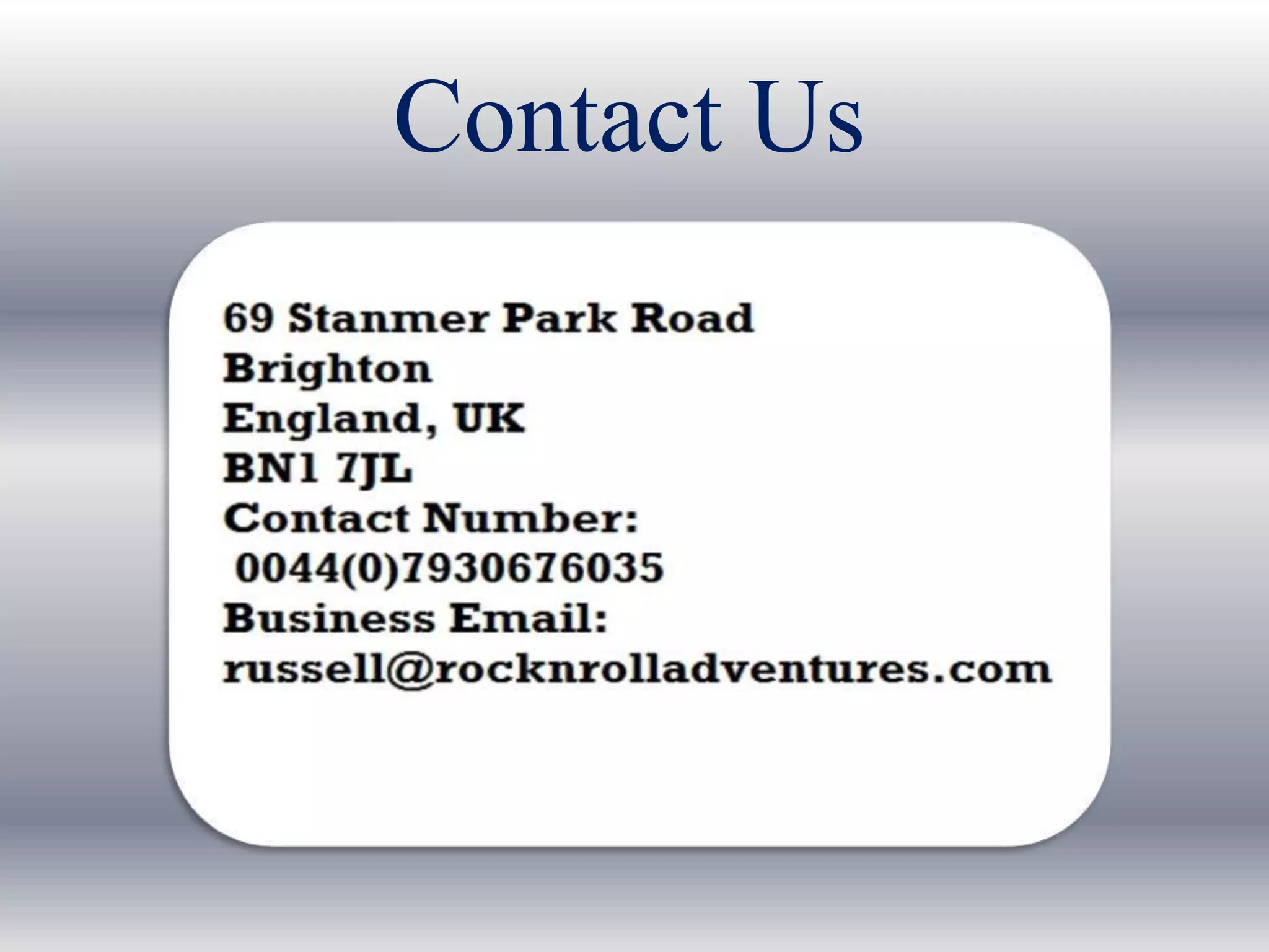 Contact Us