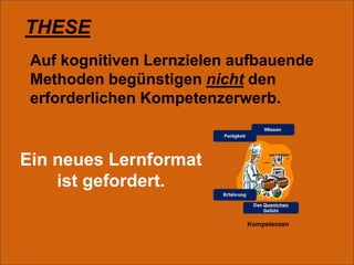 Weiterbildungsformate mit der klaren Ansage des gemanagten Lernens