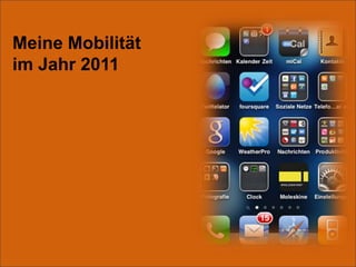 Meine Mobilitätim Jahr 2011
