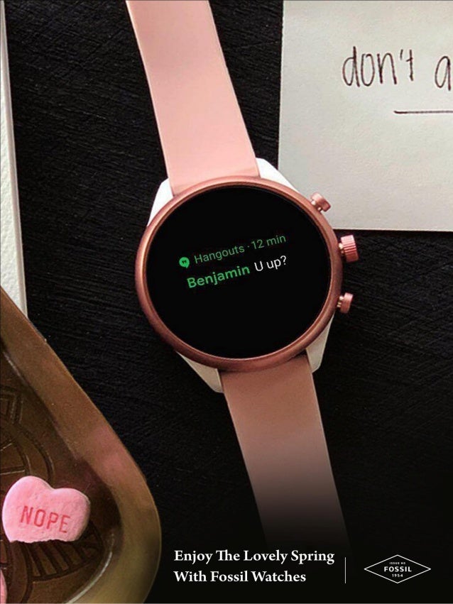 features of fossil watch