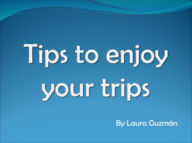 Enjoy your trips | PPT | National & Civic Holidays | Holidays