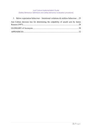 Just Culpability Tree Bộ định nghĩa hành vi Just Culture | PDF
