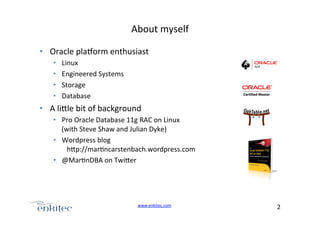 Enkitec Exadata Human Factor | PPT