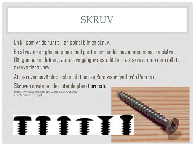 Enkla maskiner