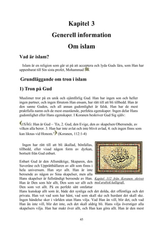 En Kort Illustrerad Guide FöR Att FöRstå Islam   Swedish.Pdf
