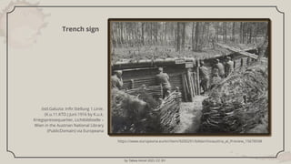 by Tabea Hirzel 2021 CC BY
Trench sign
östl.Galuzia: Inftr.Stellung 1.Linie.
(K.u.11.KTD.) Juni.1916 by K.u.k.
Kriegspress...