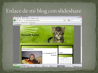 Enlace de mi blog con slideshare