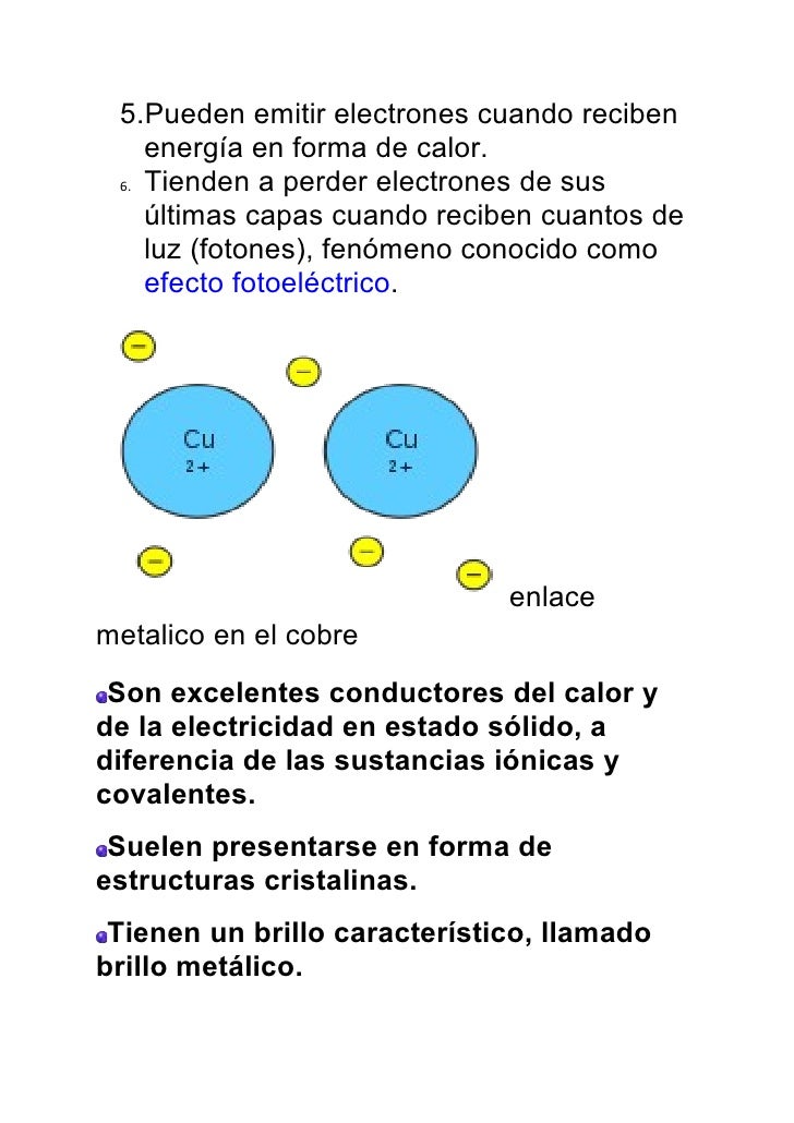Enlace metálico