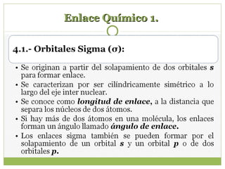 Enlace Químico 1.Enlace Químico 1.
 