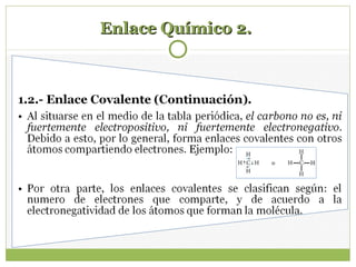 Enlace Químico 2.Enlace Químico 2.
 