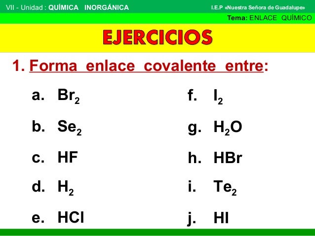Enlace químico covalente