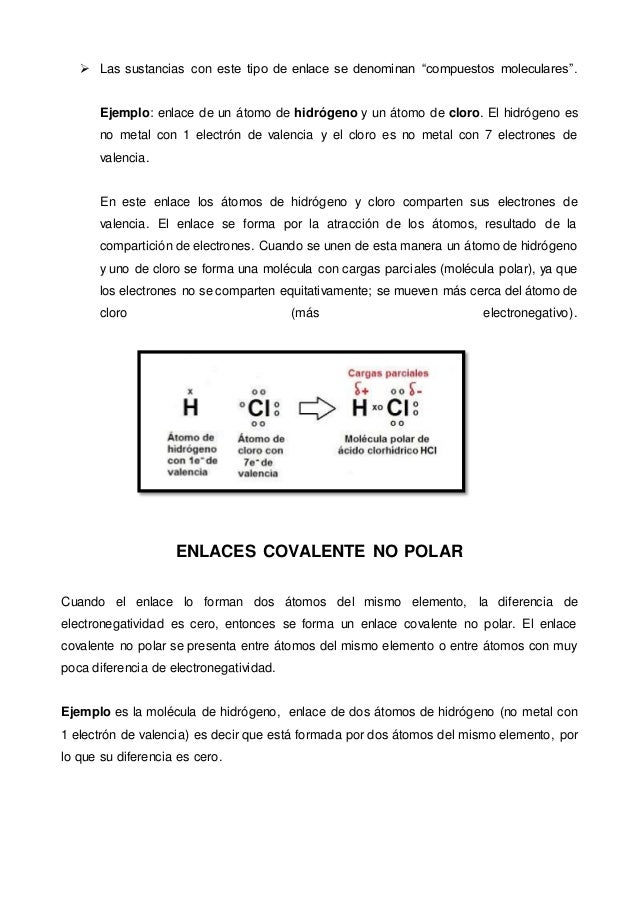 Que Es Un Enlace Covalente Polar Y No Polar Y Sus Propiedades Descargar Manual