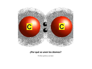 ¿Por qué se unen los átomos?
El enlace químico y sus tipos
 