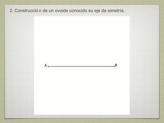 2. Construcció n de un ovoide conocido su eje de simetría.
 