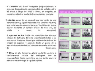 Enlaces y transiciones en el Cine | PPTX