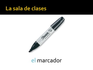 el marcador
 