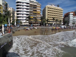 La playa de las Canteras