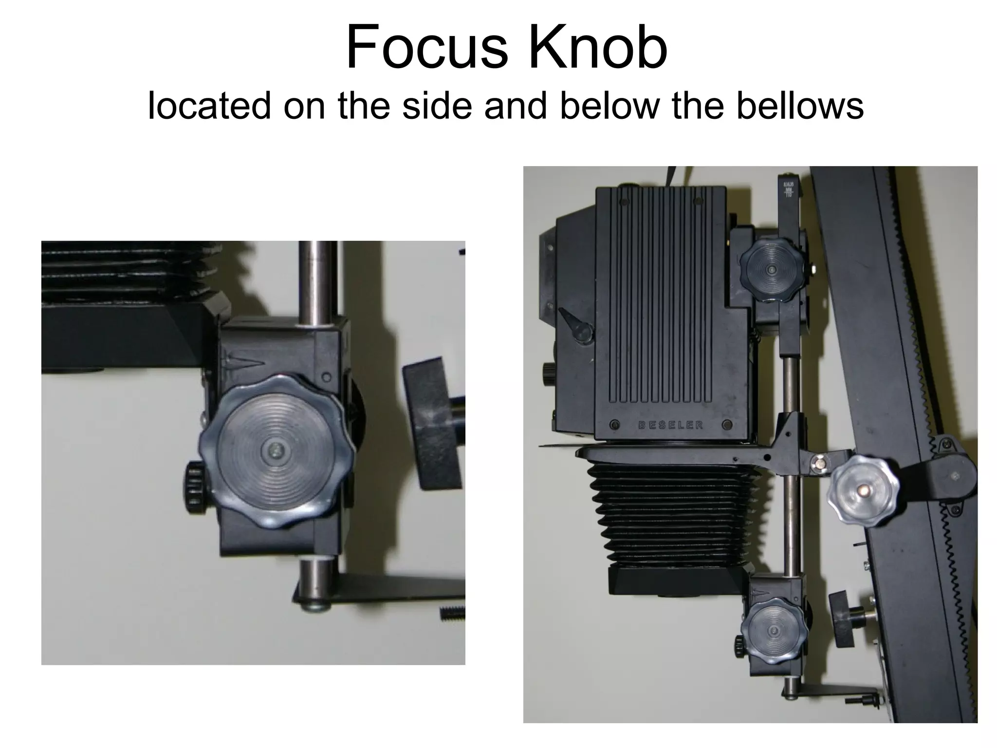 The parts of…

Focus Knob – Inner Lower

 