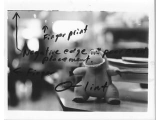 • Both of these
prints suffered
from paper
fog OUTSIDE
of the
darkroom
(opening the
black bag in
the light).

 