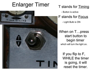 Old Timey Mechanical Timers
• Ever wondered why your mom
rotated the timer so far back past
the time, then set it at the correct
time?
– Because there is slippage in the
mechanism

• To get the most accurate time, you
have to turn past the number you
want, then dial down to the desired
setting.
– So, if you want the timer to go off in 10
minutes, you would go to 20 minutes,
then back to 10.

• Even though most microwaves,
alarm clocks, etc are digital, toaster
ovens tend to still be mechanical.

Instructions for the timer above from Walmart

 
