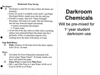 Remember the Vampire Story

Resin = Plastic

VC = Variable Contrast

-3

5

Stop
or
Fixer

Photo = Silver based, light sensitive

 