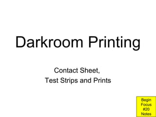 Darkroom
Chemicals
Will be pre-mixed for
1st year student
darkroom use

 